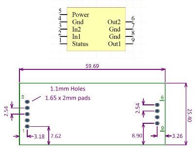 PCB Footprint lg