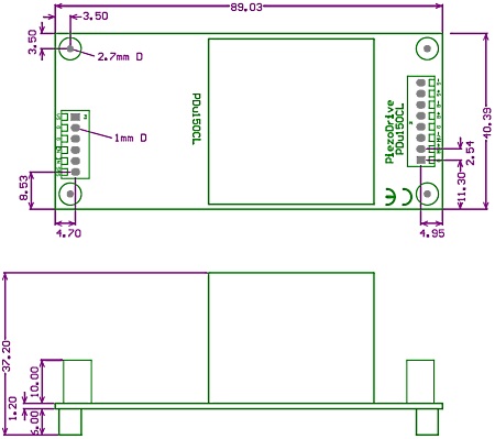 PDu150CL_Dimensions